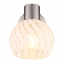 Spot Globo WILLY Nickel mat, 1 lumière