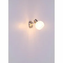 Spot Globo WILLY Nickel mat, 1 lumière