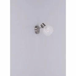 Spot Globo WILLY Nickel mat, 1 lumière