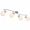 Spot Globo WILLY Nickel mat, 4 lumières