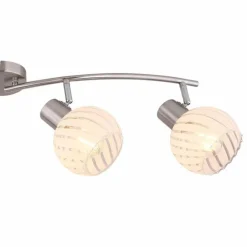 Spot Globo WILLY Nickel mat, 4 lumières
