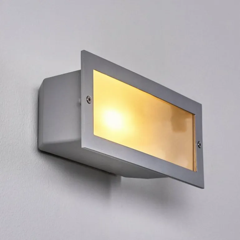 Spot mural encastré Peria Blanc, 1 lumière