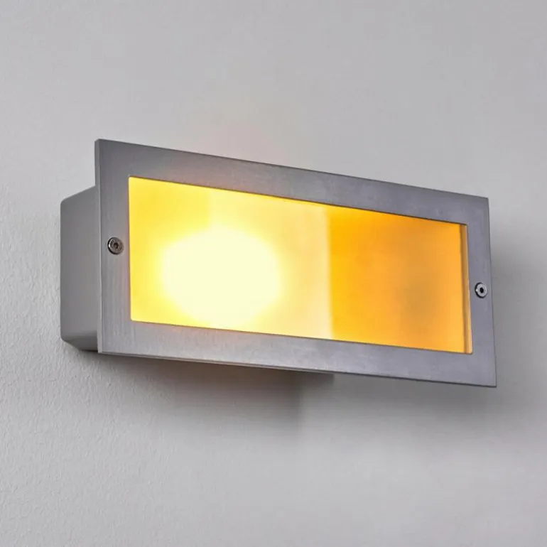 Spot mural encastré Peria Blanc, 1 lumière