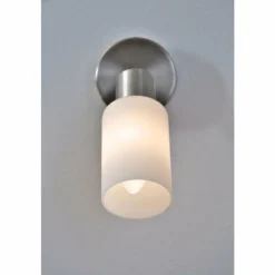 Spot mural Reality Acier inoxydable, Blanc, 1 lumière