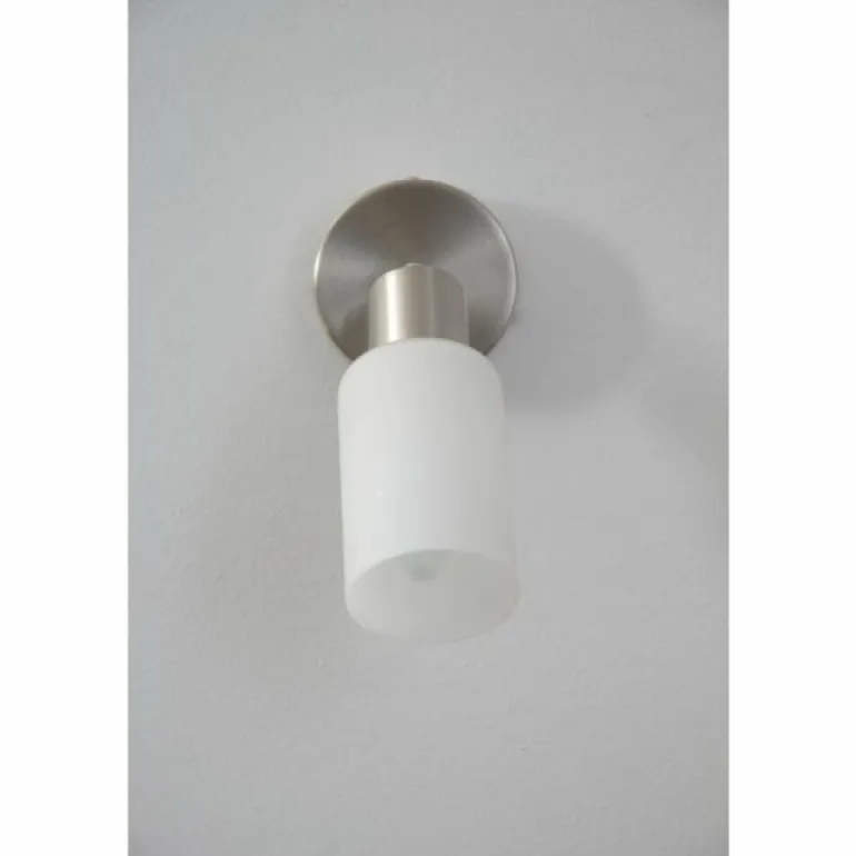 Spot mural Reality Acier inoxydable, Blanc, 1 lumière