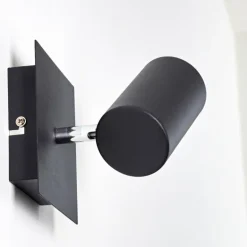Spot mural Zuoz Noir, 1 lumière
