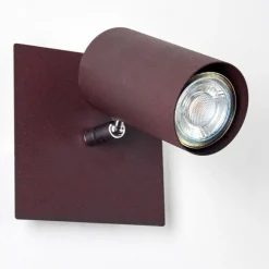 Spot mural Zuoz Rouille, 1 lumière