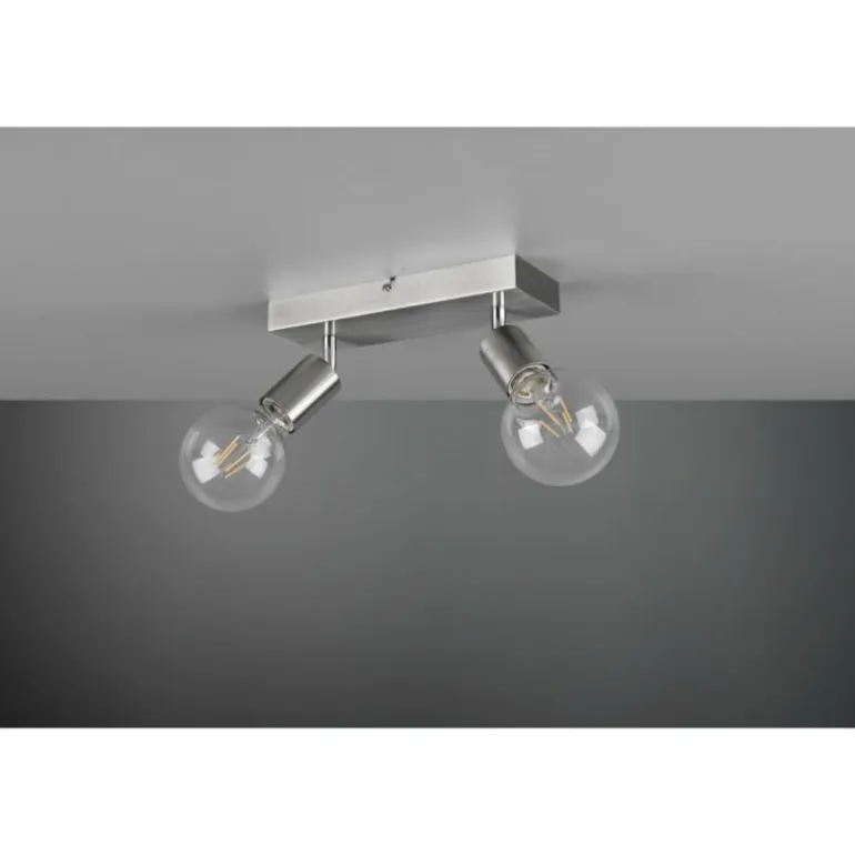 Spot Reality Vannes Nickel mat, 2 lumières