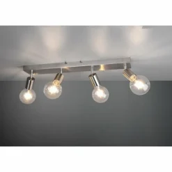Spot Reality Vannes Nickel mat, 4 lumières