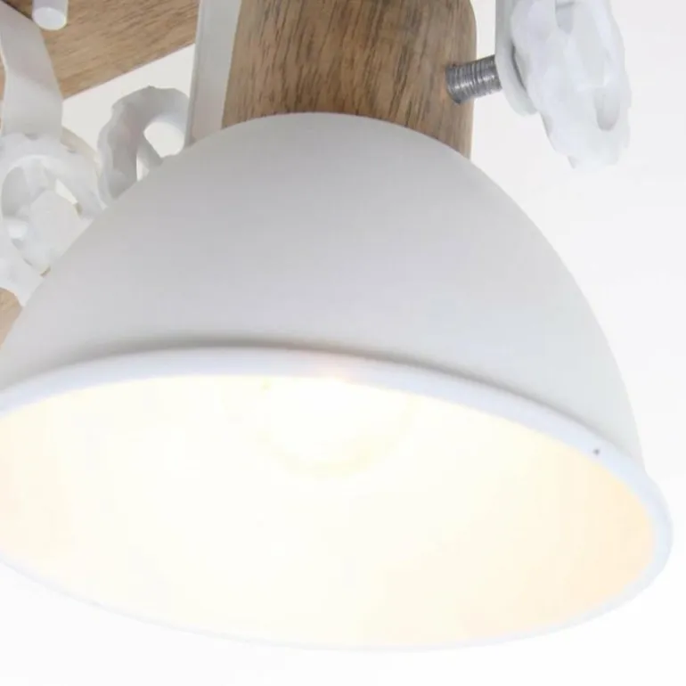 Spot Steinhauer GEARWOOD Blanc, 2 lumières