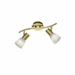 Spot Trio LEVISTO LED Laiton, 2 lumières