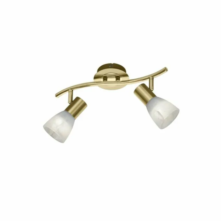 Spot Trio LEVISTO LED Laiton, 2 lumières