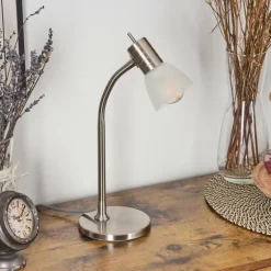 Stampen Lampe à poser Nickel mat, 1 lumière