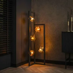 Stellar Lampadaire Anthracite, 5 lumières