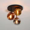 Stellar Plafonnier Anthracite, 3 lumières
