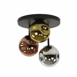 Stellar Plafonnier Anthracite, 3 lumières