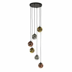 Stellar Suspension Anthracite, 6 lumières