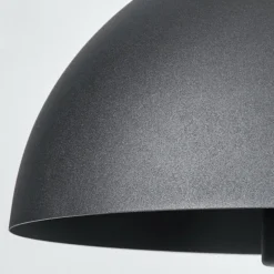 Style champignon Nor Lampe à poser Noir, 1 lumière