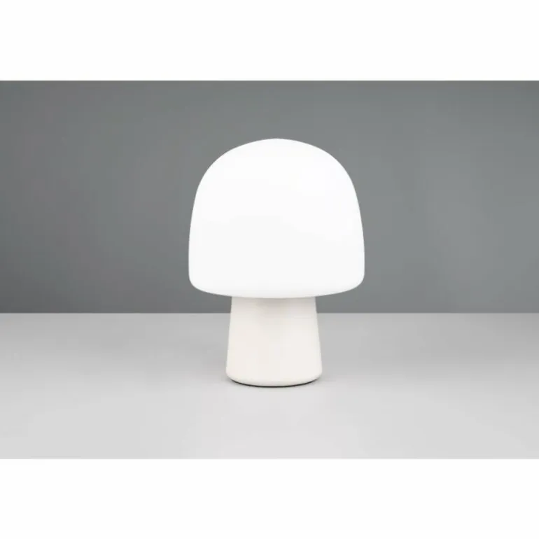 Style champignon Steen Lampe à poser Luminaires Trio Gris, 1 lumière