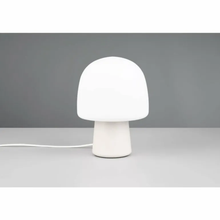 Style champignon Steen Lampe à poser Luminaires Trio Gris, 1 lumière