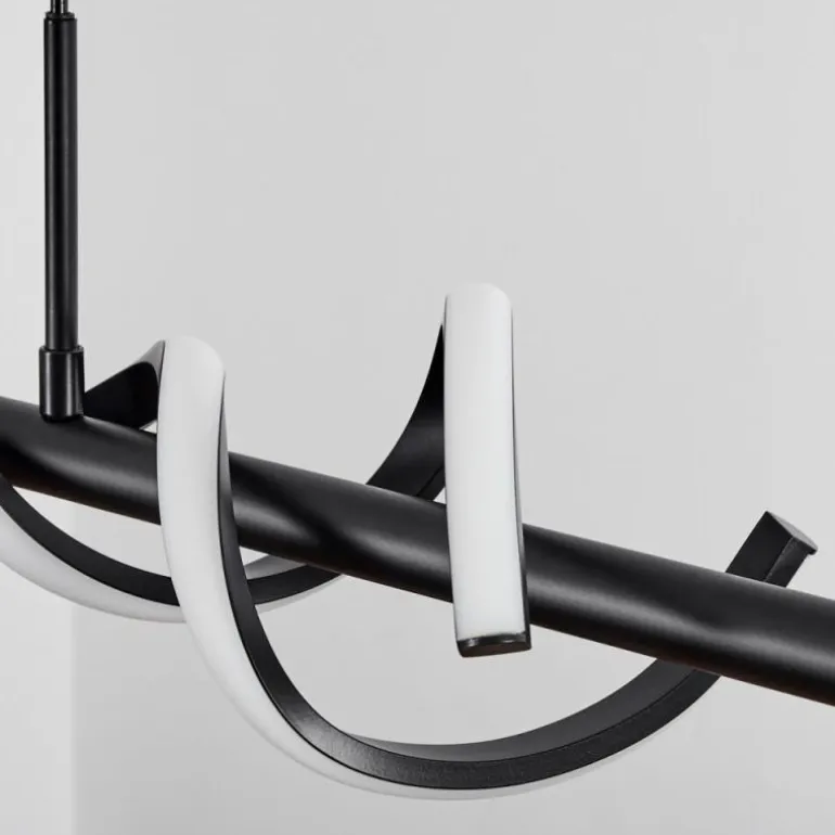 Suspension Alvarim LED Noir, 1 lumière