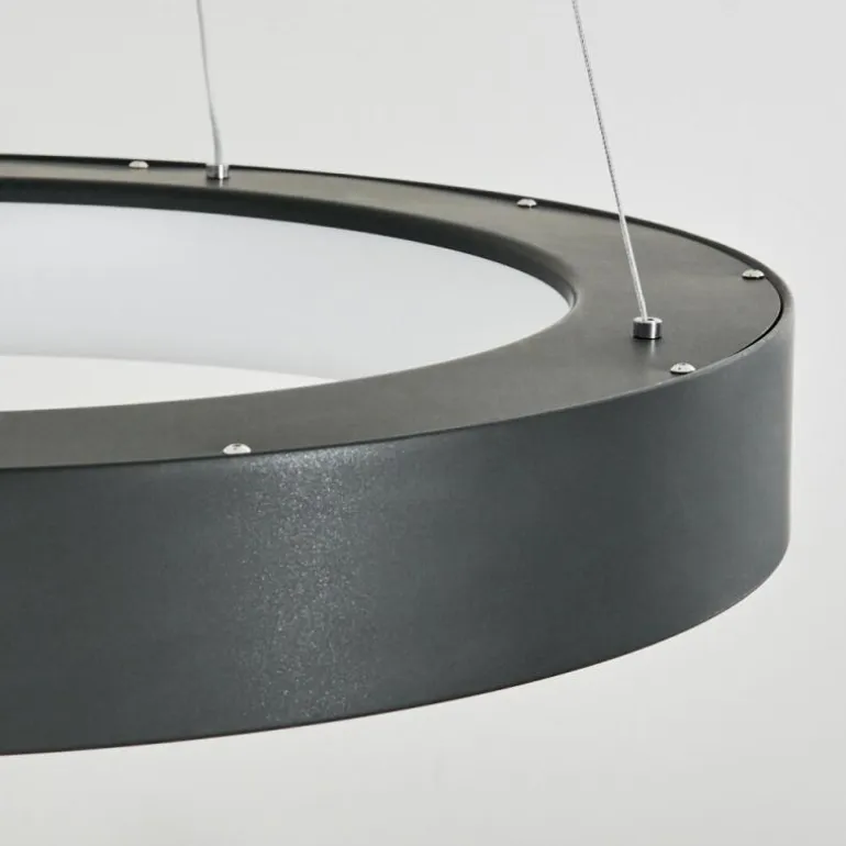 Suspension Areja LED Anthracite, Blanc, 1 lumière