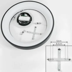 Suspension Areja LED Anthracite, Blanc, 1 lumière
