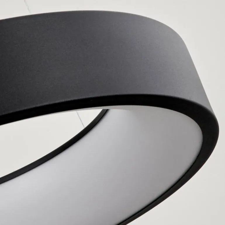 Suspension Areja LED Noir, Blanc, 1 lumière