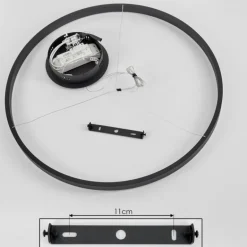 Suspension Barril LED Noir, 1 lumière