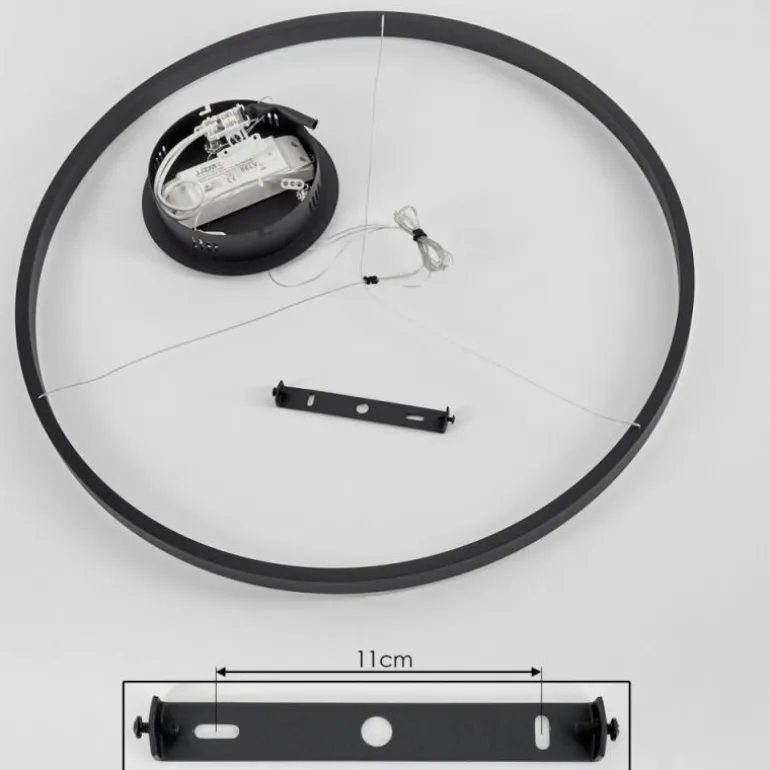 Suspension Barril LED Noir, 1 lumière