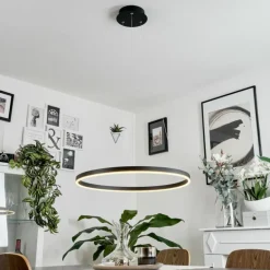 Suspension Barril LED Noir, 1 lumière