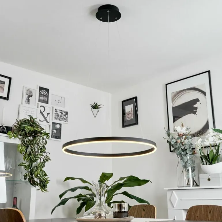 Suspension Barril LED Noir, 1 lumière
