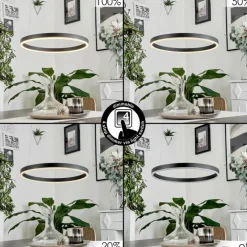 Suspension Barril LED Noir, 1 lumière