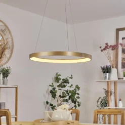 Suspension Charata LED Laiton, 1 lumière