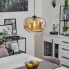 Suspension Collanco Noir, 1 lumière
