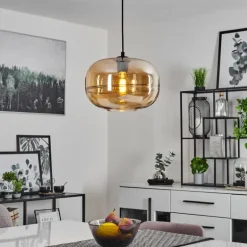 Suspension Collanco Noir, 1 lumière