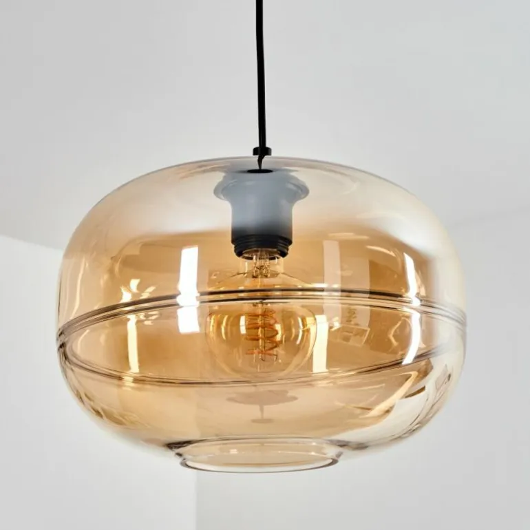 Suspension Collanco Noir, 1 lumière