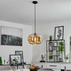 Suspension Collanco Noir, 1 lumière