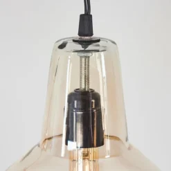 Suspension Donzhausen Argent Oxydé, 3 lumières