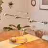 Suspension Fernandaires LED Nickel mat, 12 lumières