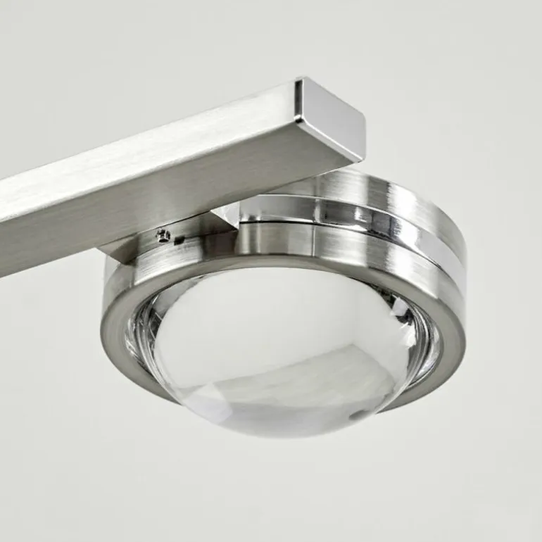 Suspension Fernandaires LED Nickel mat, 12 lumières