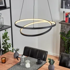 Suspension Fioso LED Noir, 1 lumière