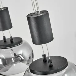 Suspension Izenave LED Noir, 3 lumières