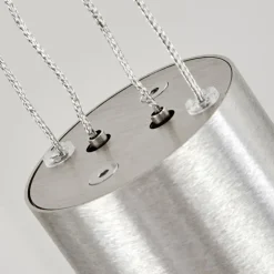 Suspension Izenave LED Nickel mat, 3 lumières