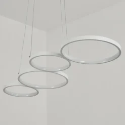 Suspension Kermoguen LED Blanc, 1 lumière
