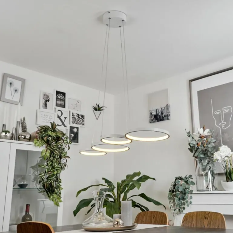 Suspension Kermoguen LED Blanc, 1 lumière