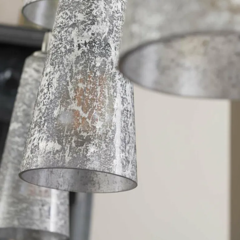 Suspension Mateus Noir, 7 lumières