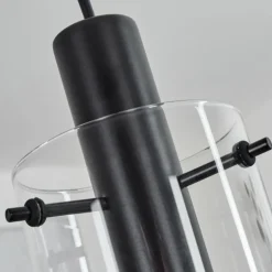 Suspension Miaqui Noir, 1 lumière