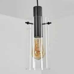 Suspension Miaqui Noir, 1 lumière
