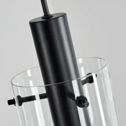 Suspension Miaqui Noir, 5 lumières